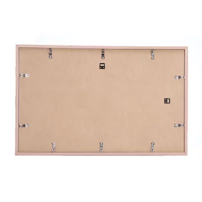 Cornice in legno per dischi vinile con copertina 50x70 cm | rovere | Vetro sintetico (2 mm)