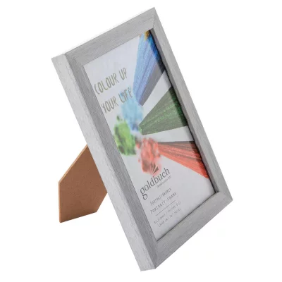 Kunststofframme «Colour up your life» 13x18 cm | Lys grå | Normalglass (2 mm)