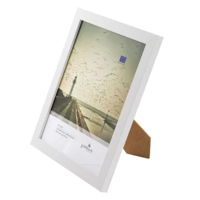 Treramme Tallinn (MDF) 20x25 cm | Hvit | Normalglass (2 mm)