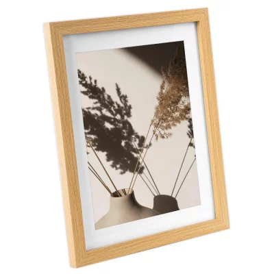 Treramme (MDF) for veggalleriet Tetris 20x25 cm | Natur | Kunstglass (2 mm)