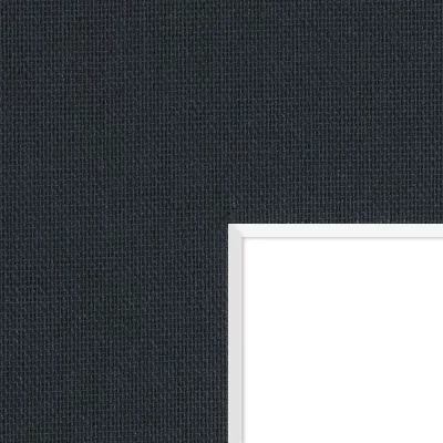 1,5 mm linnen passe-partout met uitsnede op maat 20x20 cm | indigo