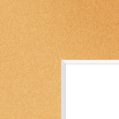 1,3 mm passe-partout in edelmetaallook met uitsnede op maat 20x30 cm | goud