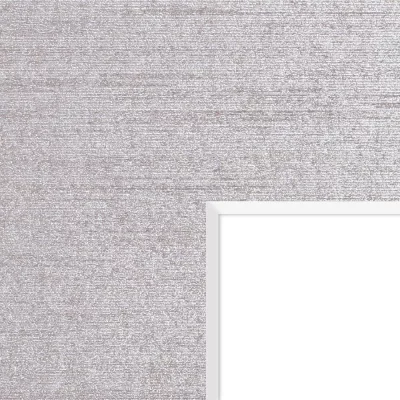 1,3 mm passe-partout in edelmetaallook met uitsnede op maat 20x30 cm | Textured Silver