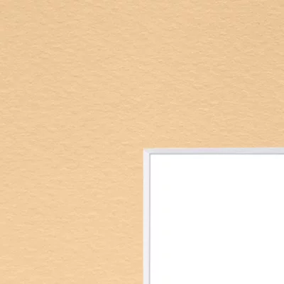 1,3 mm Passepartout mit individuellem Ausschnitt 70x100 cm | Mandel