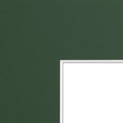 1,3 mm Passepartout mit individuellem Ausschnitt 70x100 cm | Tannengrün