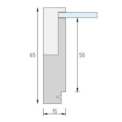 Thumbnail von Sonderangebot Unibox 3D-Bilderrahmen - 60x80 cm Profil