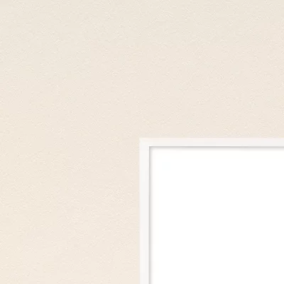 1,4 mm WhiteCore standaard passe-partout met individueel knipsel 70x100 cm | Cream