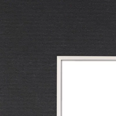 1,4 mm WhiteCore standaard passe-partout met individueel knipsel 70x100 cm | Ebony