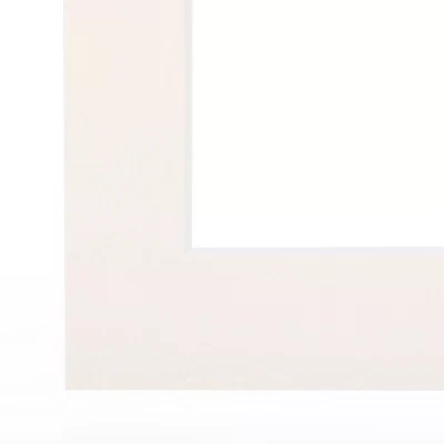 3 mm passe-partout su misura bianco crema