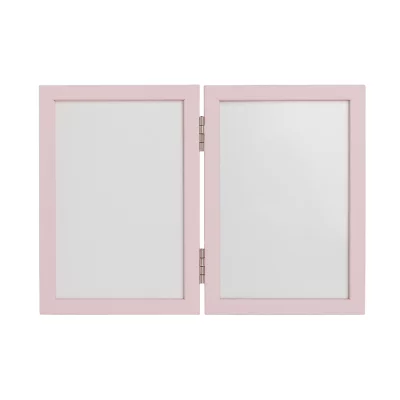 Thumbnail von Baby Abdruck-Set mit Gips und Doppel-Bilderrahmen - Bildgröße 10x15 cm pink Bild 2