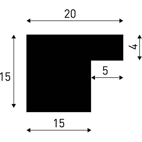 Cadre en chêne Scandic 70x100 cm | chêne | verre standard (2 mm)