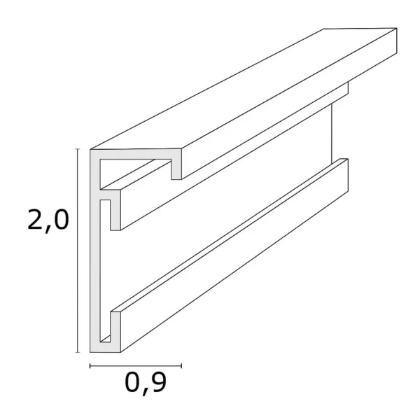 Cadre en aluminium Lina 10x15 cm | argent mat | verre standard (2 mm)