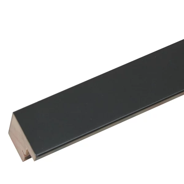 Cadre en bois Ela 30x60 cm | noir | verre standard (2 mm)
