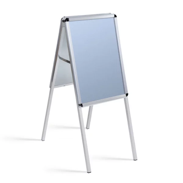 Kundenstopper Standard 32 mm 42x59 cm (A2) | Runde Ecken | Kunstglas mattiert (1 mm)