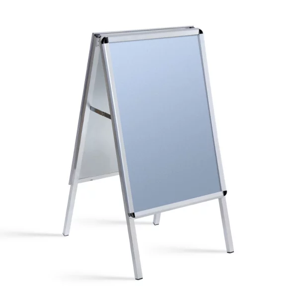 Kundenstopper Standard 32 mm 50x70 cm | Runde Ecken | Kunstglas mattiert (1 mm)