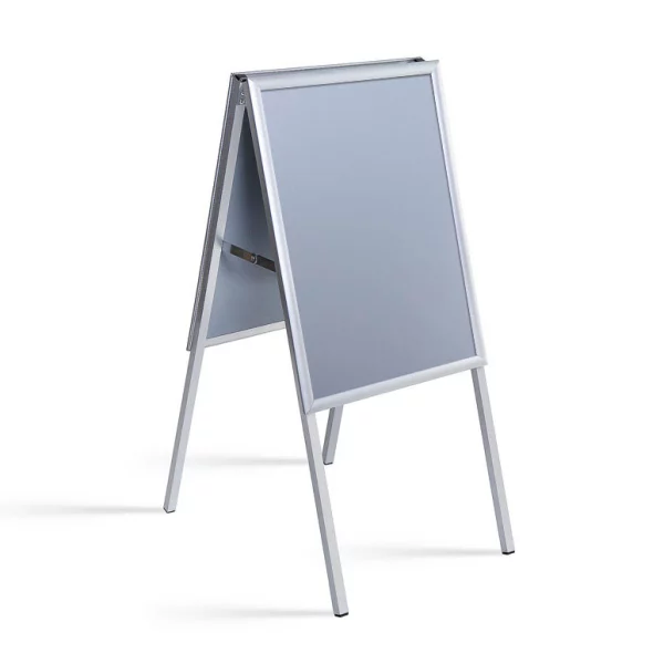 Stop trottoir 25 mm pour l'usage à l'intérieur 42x59 cm (A2) | coins sur onglet | verre synthétique mat (1 mm)