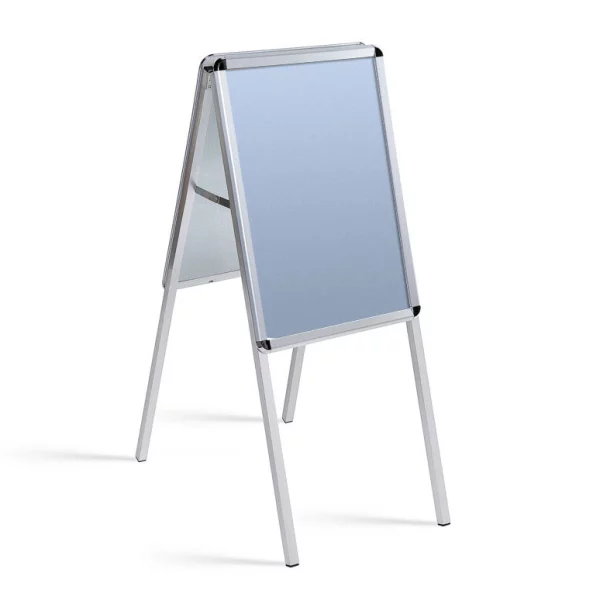 Kundenstopper Standard 32 mm - Wasserfest 42x59 cm (A2) | Runde Ecken | Kunstglas mattiert (1 mm)