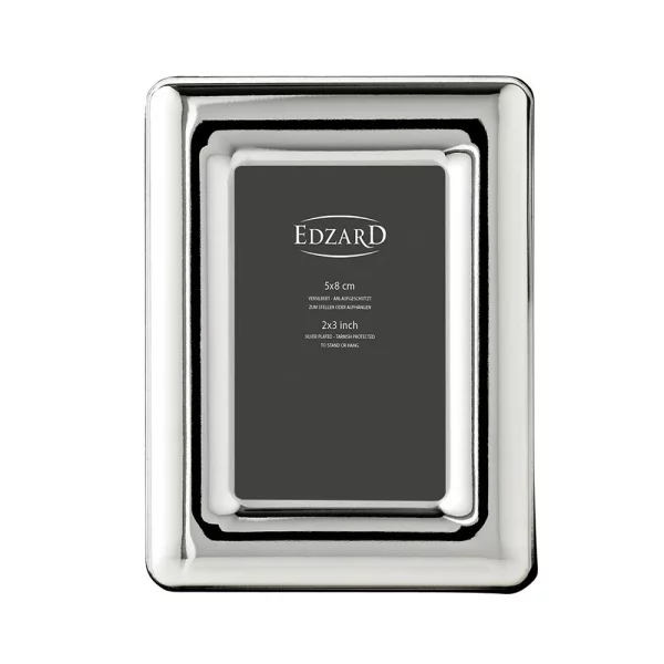 Cadre photo Bari 5x8 cm | argent | verre standard (2 mm)