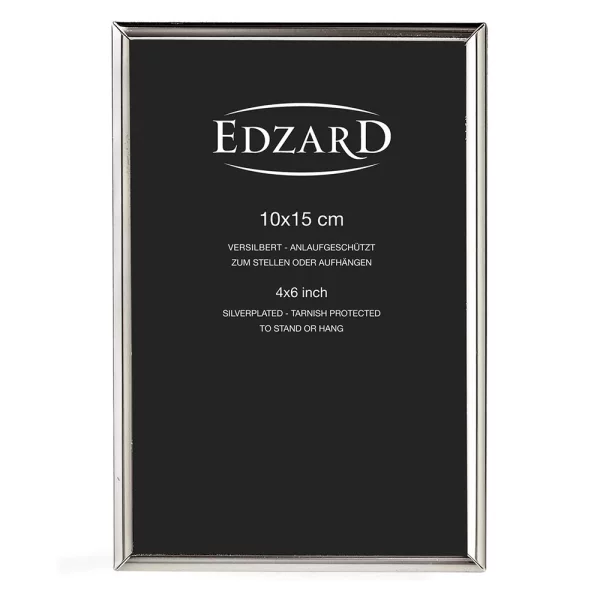 Fotorahmen Genua 10x15 cm | Silber | Normalglas (2 mm)