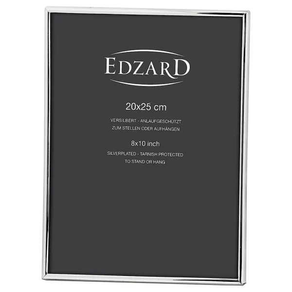 Cadre photo Gênes 20x25 cm | argent | verre standard (2 mm)