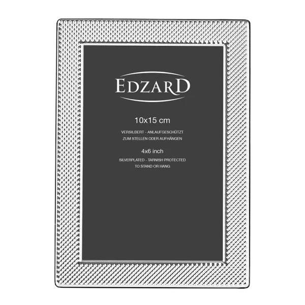 Cadre photo Cagliari 10x15 cm | argent | verre standard (2 mm)