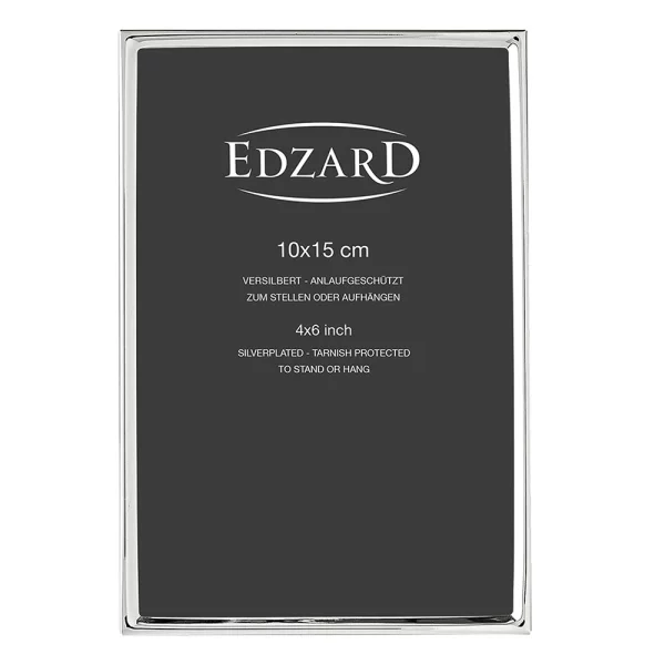 Cadre photo Otto 10x15 cm | argent | verre standard (2 mm)