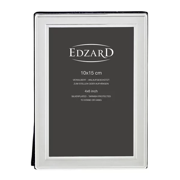 Cadre photo Nardo 10x15 cm | argent | verre standard (2 mm)