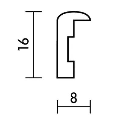 Alu-Bilderrahmen S1 Maßanfertigung silber matt | Normalglas (2 mm)