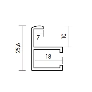 Alu-Bilderrahmen Profil 100 XL Maßanfertigung silber matt | Kunstglas UV 99 entspiegelt (2 mm)