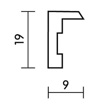 Zertifizierter Standard B1 Brandschutzrahmen Profil S2 50x50 cm | Champagner | Normalglas (2 mm)