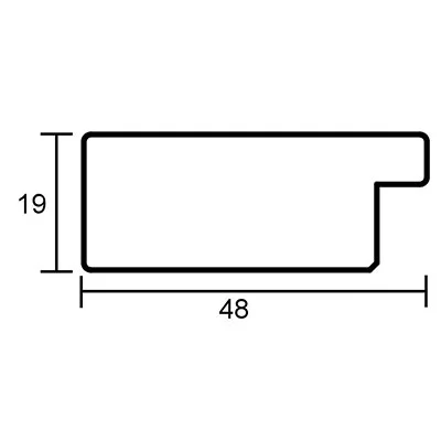 Holz-Bilderrahmen Profil 2400 15x20 cm | braun | Antireflexglas mattiert (2 mm)