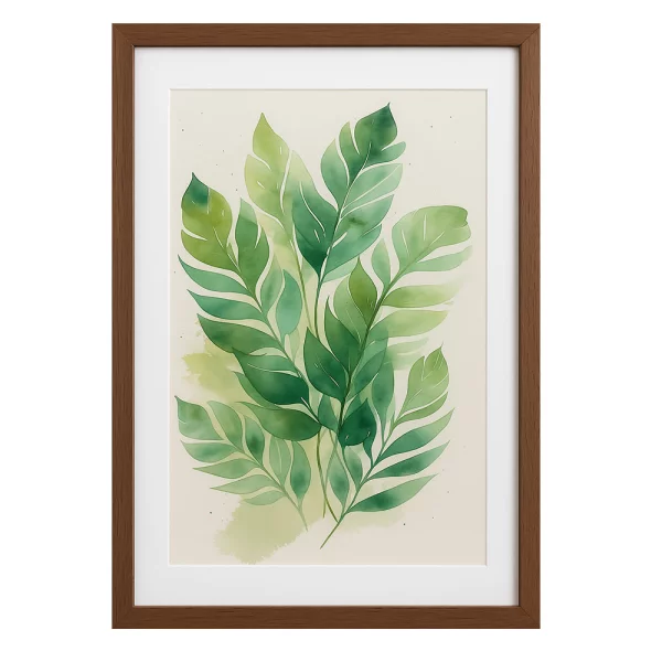 Holz-Bilderrahmen Aniela 50x70 cm | Braun | Kunstglas (1 mm)