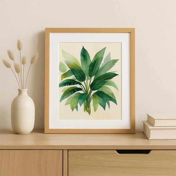 Holz-Bilderrahmen Aniela 50x70 cm | Eiche | Kunstglas (1 mm)