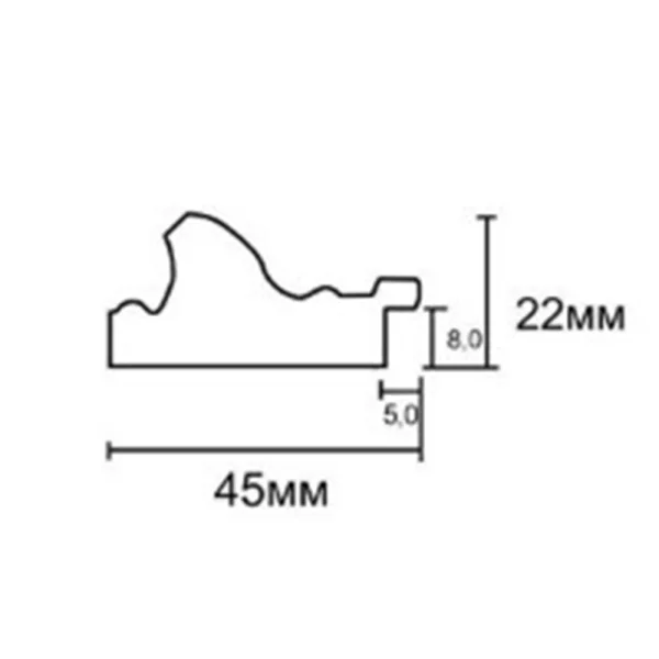 Kunststoff-Bilderrahmen Mexiko 14,8x21 cm (A5) | Silber | Kunstglas (1 mm)