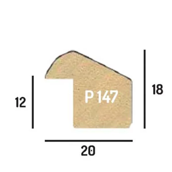 Holz-Bilderrahmen Cecilia 50x70 cm | Natur | Kunstglas (1 mm)