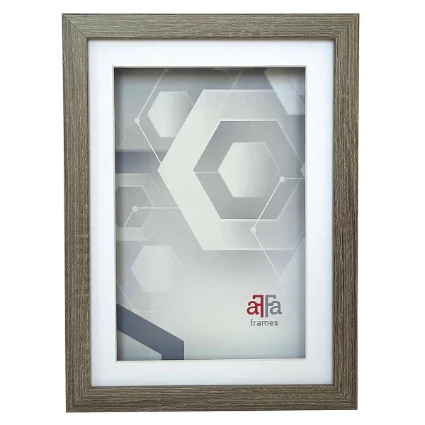 Holz Bilderrahmen Draw zum Öffnen - für DIN A4 Bilder 21x29,7 cm (DIN A4) | eiche sonoma | Kunstglas (1 mm)