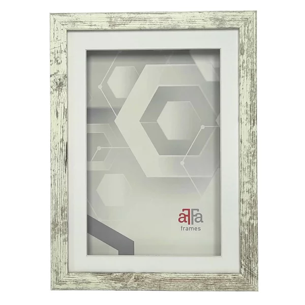 Holz Bilderrahmen Draw zum Öffnen - für DIN A4 Bilder 21x29,7 cm (DIN A4) | gebleichte Kiefer | Kunstglas (1 mm)
