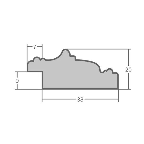 Exklusiv-Wandspiegel Assop nach Mass Braun | Spiegel (2 mm)