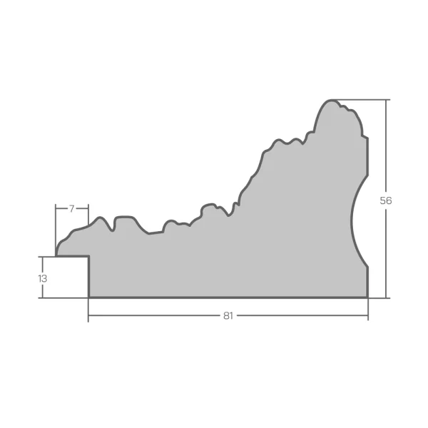 Wandspiegel Calinda - Exklusivrahmen 25x38 cm | Weiß | Spiegel (2 mm)