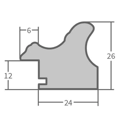 Miroir mural Tugela 10x10 cm | naturel | miroir (2 mm)