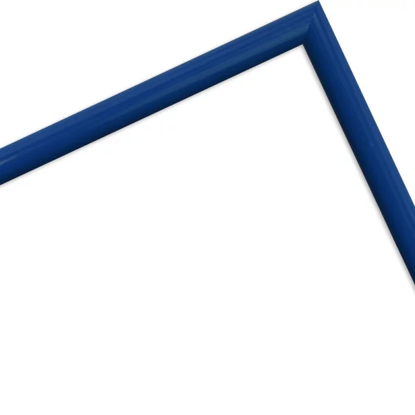 Bilderrahmen Zuri aus Kunststoff 13x13 cm | Blau | Antireflexglas mattiert (2 mm)