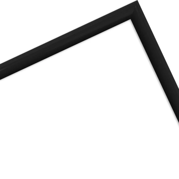 Bilderrahmen Zuri aus Kunststoff 10x10 cm | Schwarz | Normalglas (2 mm)