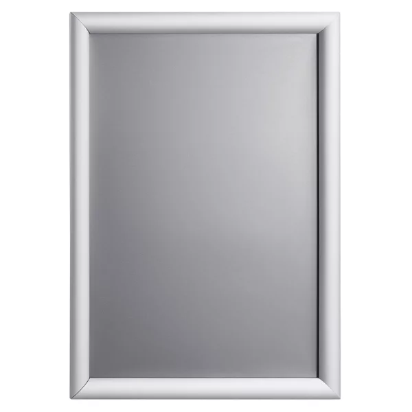 25 mm Klapprahmen Standard 29,7x42 cm (A3) | silber | Kunstglas mattiert (1 mm)