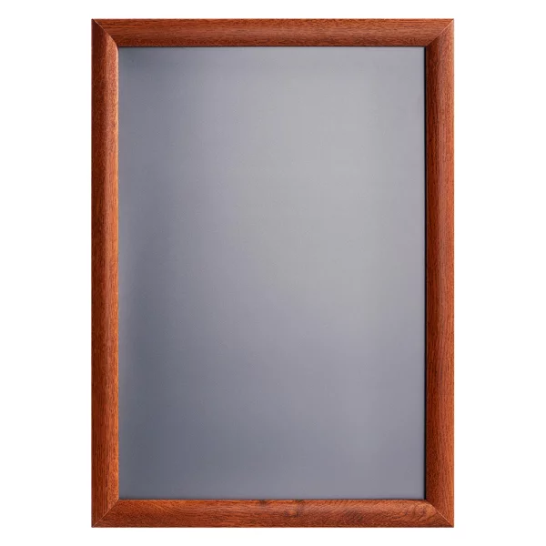 25 mm Klapprahmen Holzoptik 29,7x42 cm (A3) | holzoptik | Kunstglas mattiert (1 mm)