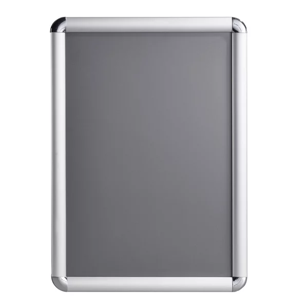 25 mm Klapprahmen Rondo 29,7x42 cm (A3) | silber | Kunstglas mattiert (1 mm)