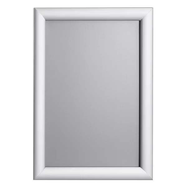 25 mm Klapprahmen Standard 21x29,7 cm (A4) | silber | Kunstglas mattiert (1 mm)
