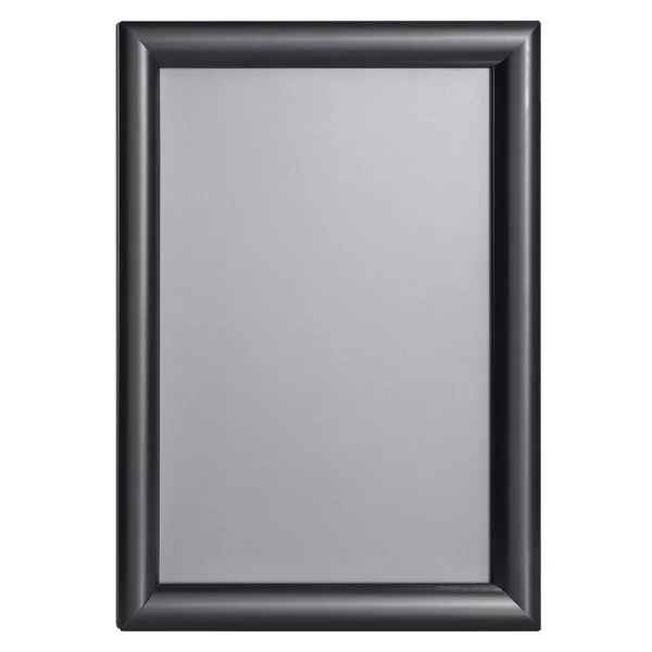 25 mm Klapprahmen Color DIN A4 21x29,7 cm (A4) | schwarz | Kunstglas mattiert (1 mm)