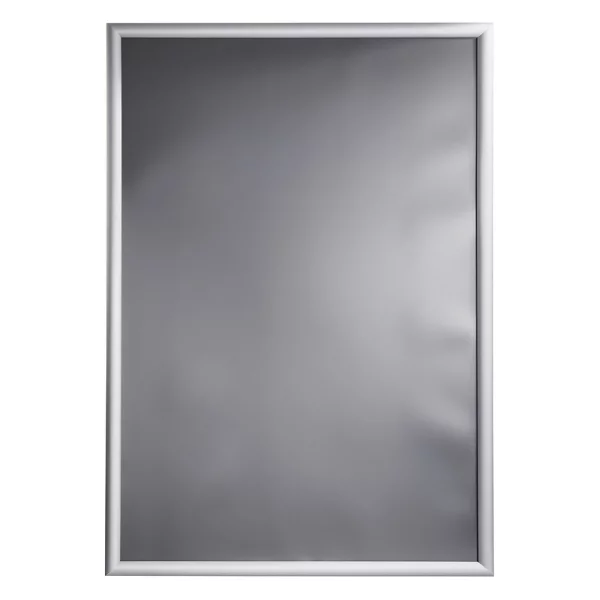 25 mm Klapprahmen Standard DIN B2 50x70,7 cm (B2) | silber | Kunstglas mattiert (1 mm)