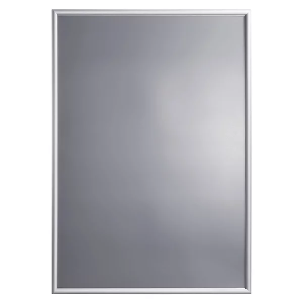 17 mm Klapprahmen 59,4x84,1 cm (A1) | silber | Kunstglas mattiert (1 mm)