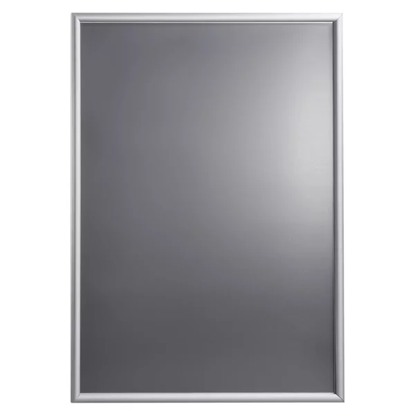 17 mm Klapprahmen DIN B2 50x70,7 cm (B2) | silber | Kunstglas mattiert (1 mm)